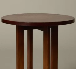 Pierce & Ward OAK AMSTERDAM SCHOOL SIDE TABLE II | Furniture