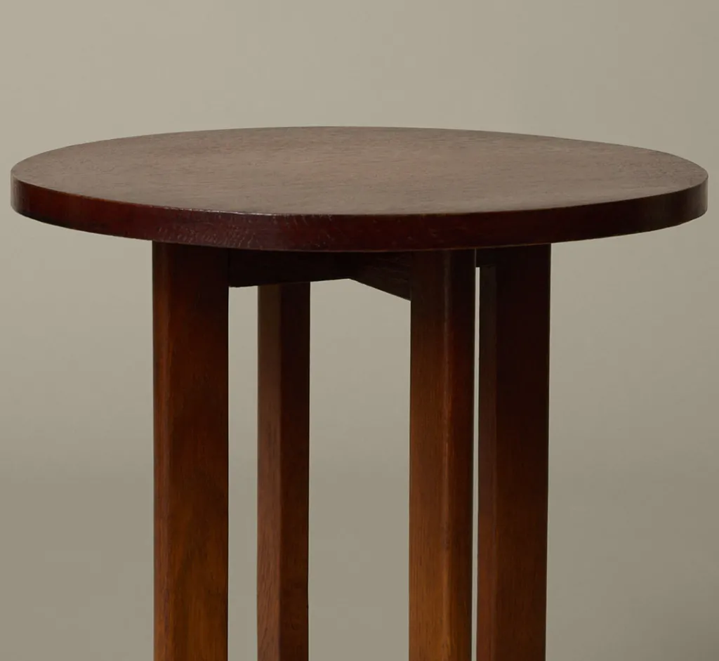 Pierce & Ward OAK AMSTERDAM SCHOOL SIDE TABLE II | Furniture