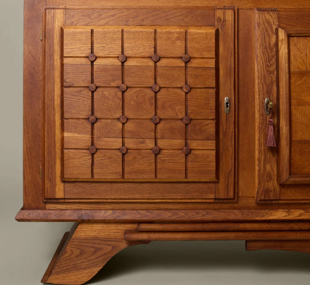 Pierce & Ward OAK SIDEBOARD IN THE STYLE OF CHARLES DUDOUYT | Furniture