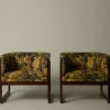 Pierce & Ward PAIR OF FLOATING CUBE ARMCHAIRS IN THE STYLE OF MILO BAUGHMAN | Furniture