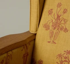 Pierce & Ward PAIR OF HIS AND HERS HENNING OAK WING CHAIRS | Furniture