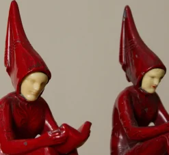 Pierce & Ward PAIR OF 1930S ART DECO PIXIE BOOKENDS ATTR TO J.B. HIRSCH II | Books & Bookends