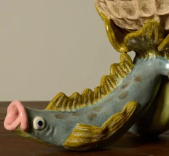 Pierce & Ward PEARCE WILLIAMS FISH AND SHELL BOWL | Ceramics | Vessels