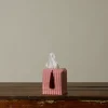 Pierce & Ward CANDY STRIPE LINEN TISSUE BOX COVER | Pierce & Ward Collection
