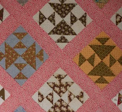 Pierce & Ward CIRCLE OTTOMAN IN DAISY PATCHWORK | Pierce & Ward Collection