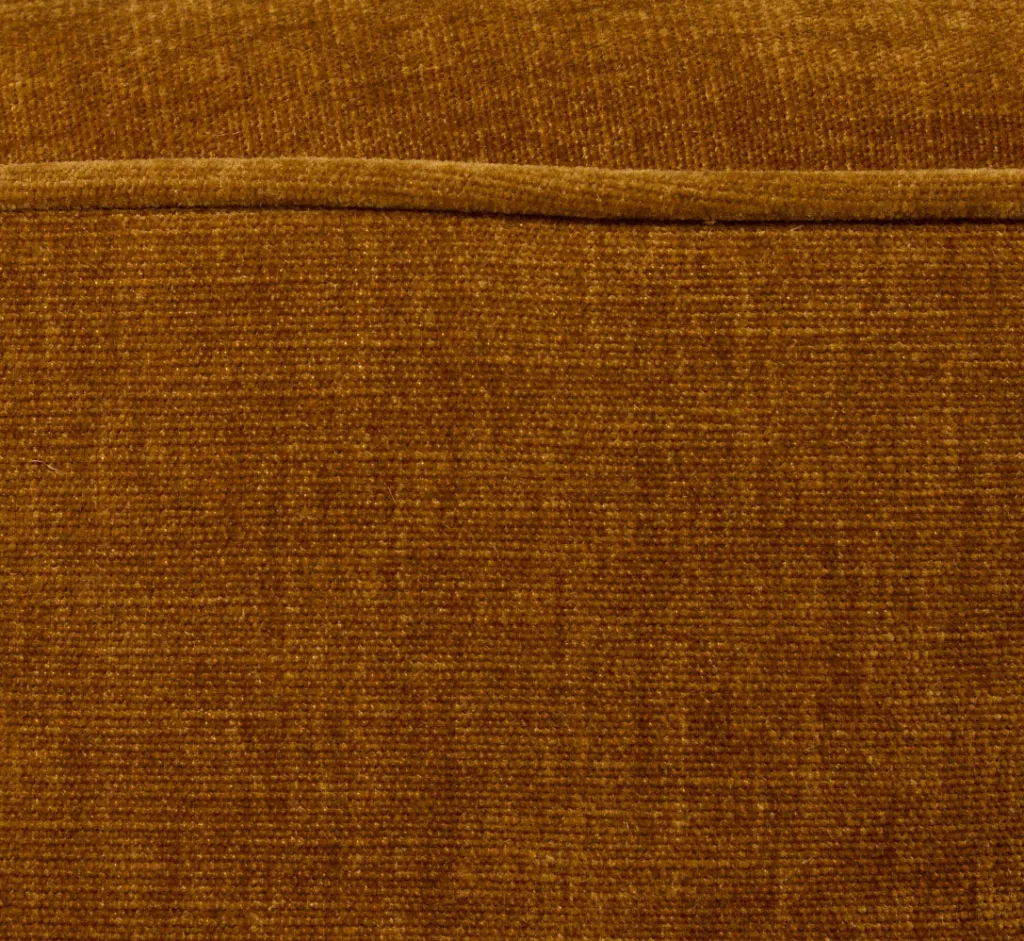 Pierce & Ward CIRCLE OTTOMAN IN HONEY CHENILLE | Furniture | Pierce & Ward Collection