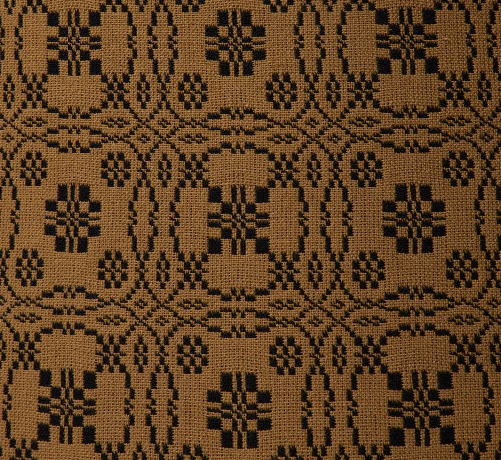 Pierce & Ward CIRCLE OTTOMAN IN LOVER'S KNOT | Furniture | Pierce & Ward Collection