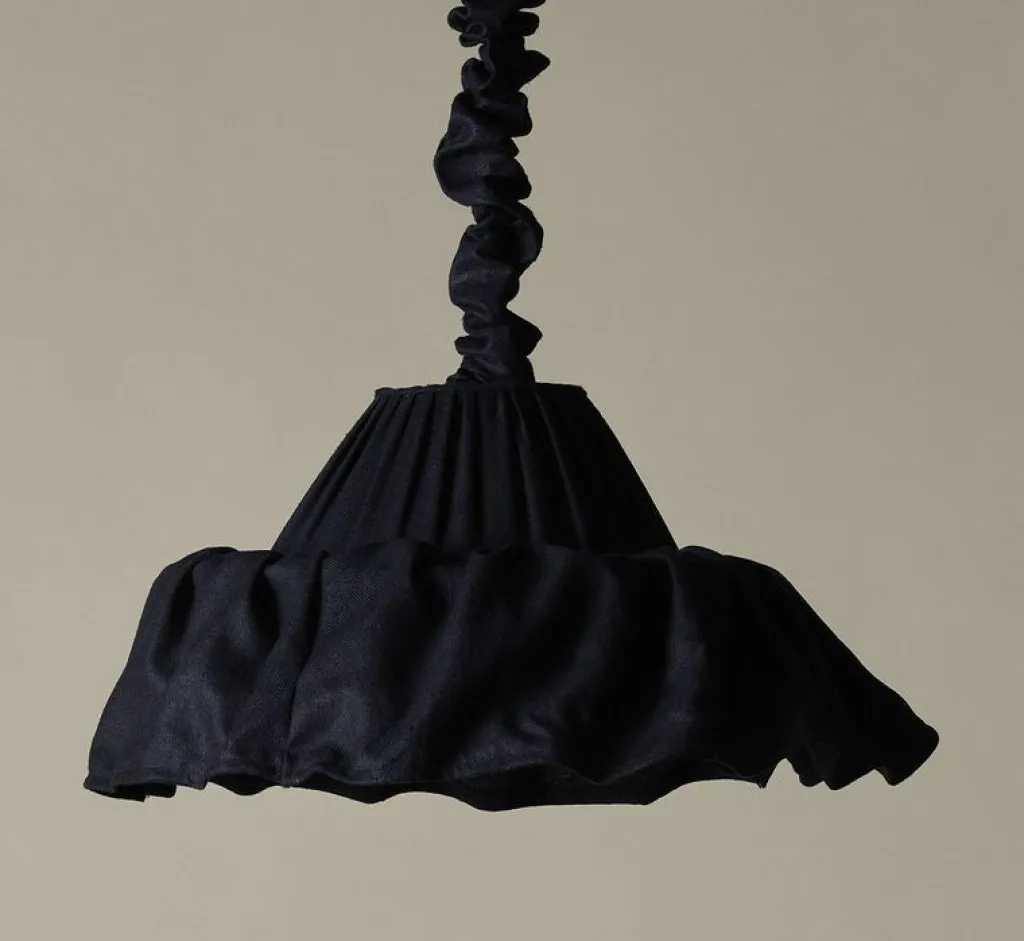 Pierce & Ward LAMPSHADE PENDANT IN NOIR | Lighting | Pierce & Ward Collection