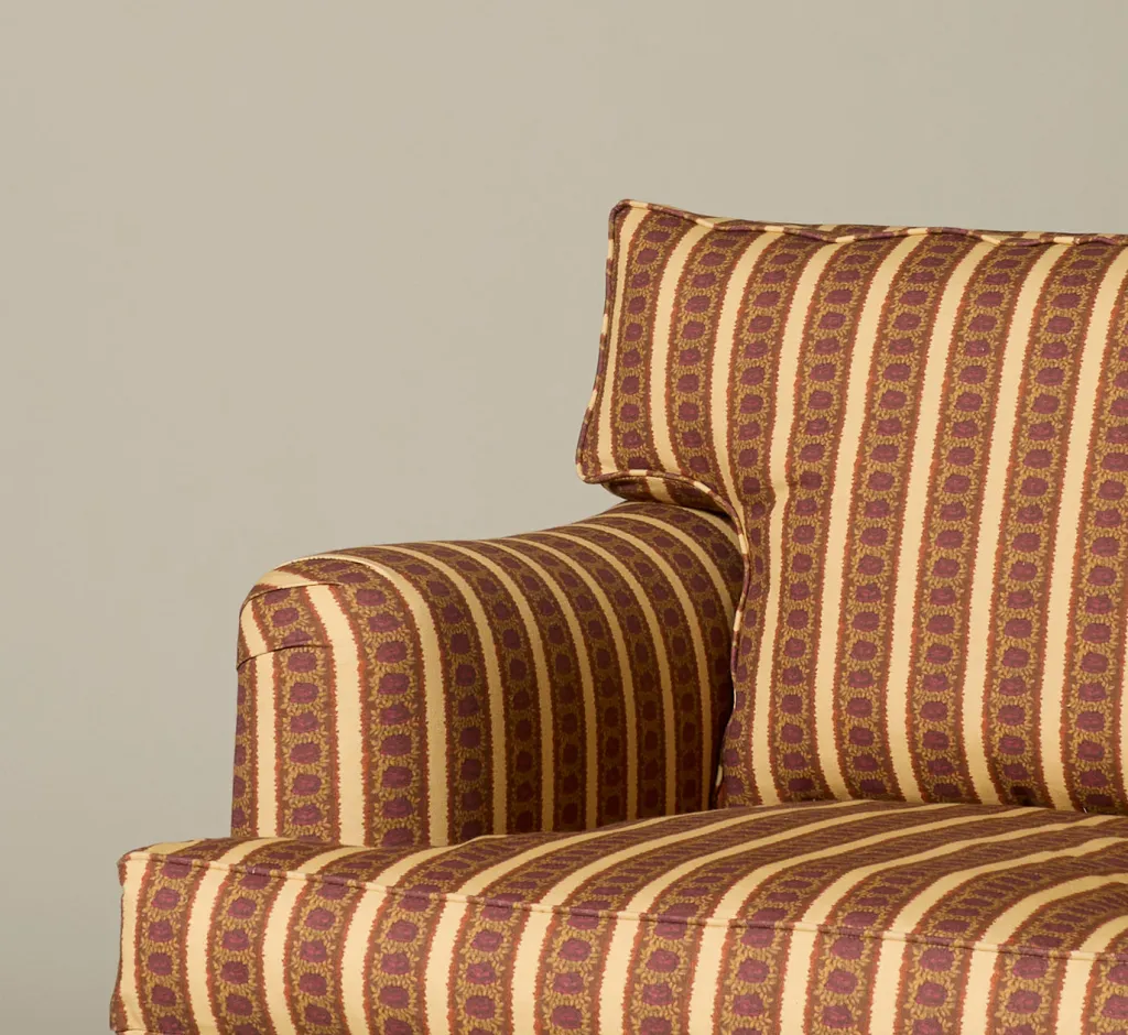 Pierce & Ward LOUISA CLUB CHAIR IN ROSE FABRIC | Furniture | Pierce & Ward Collection