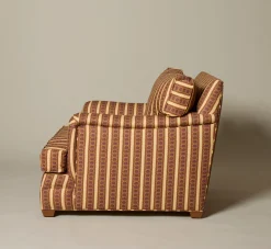 Pierce & Ward LOUISA CLUB CHAIR IN ROSE FABRIC | Furniture | Pierce & Ward Collection