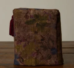 Pierce & Ward OLIVE FLORAL LINEN TISSUE BOX COVER | Pierce & Ward Collection | Gifts