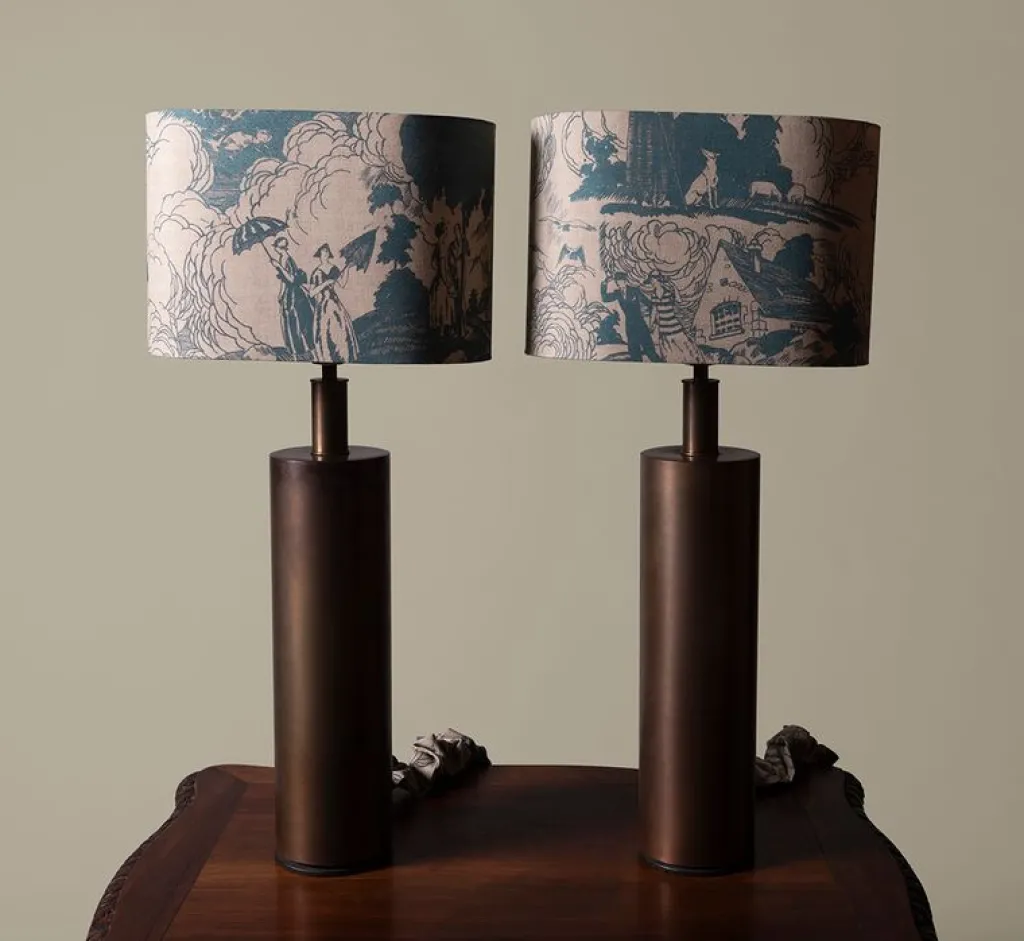 Pierce & Ward OVAL LAMPSHADE IN PARASOL | Lighting