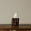 Pierce & Ward TOFFEE PLAID TISSUE BOX COVER | Pierce & Ward Collection