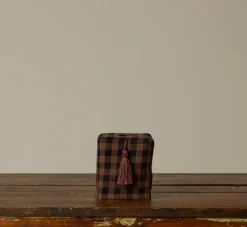 Pierce & Ward TOFFEE PLAID TISSUE BOX COVER | Pierce & Ward Collection