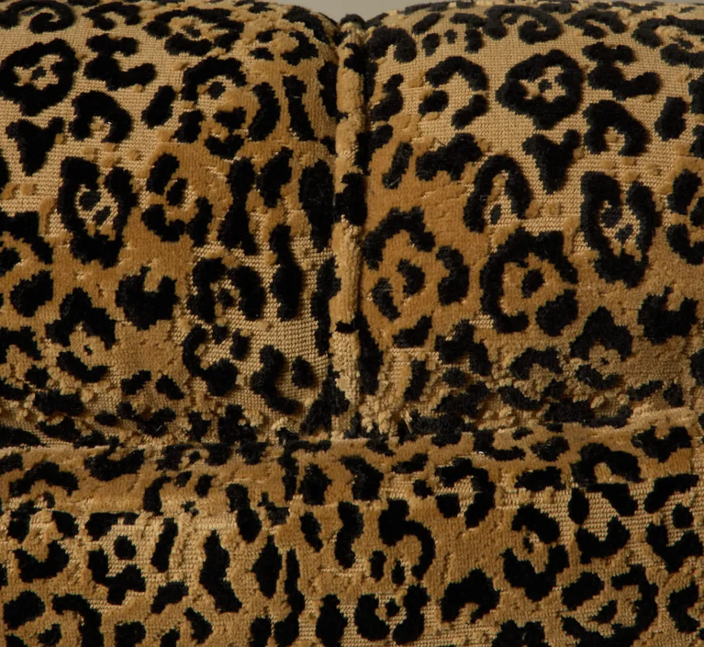 Pierce & Ward VITTI CHAIR IN LEOPARD CHENILLE | Furniture | Pierce & Ward Collection