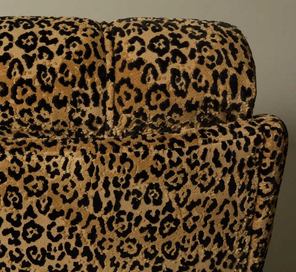 Pierce & Ward VITTI CHAIR IN LEOPARD CHENILLE | Furniture | Pierce & Ward Collection