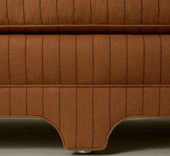 Pierce & Ward POST MODERN SOFA IN LINEN STRIPE | Furniture