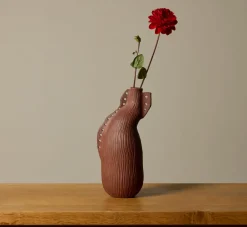 Pierce & Ward POTTERY ROMA RED STONEWARE VESSEL | Ceramics | Vessels