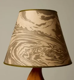 Pierce & Ward PW SUMINAGASHI BEDSIDE LAMPSHADE IN BLACK AND CREAM | Lighting
