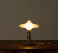 Pierce & Ward 1920s ART DECO FROSTED GLASS LAMP IN THE STYLE OF LEGRAS | Lighting