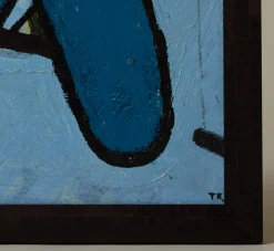 Pierce & Ward 1940S FRENCH ABSTRACT OIL ON WOOD PANEL | Art