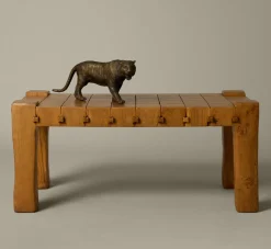 Pierce & Ward 1960S FRENCH OAK BLOCK COFFEE TABLE | Furniture