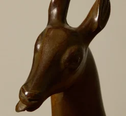 Pierce & Ward 1940S FRENCH PATINATED BRONZE ANTELOPE | Objets D'Art