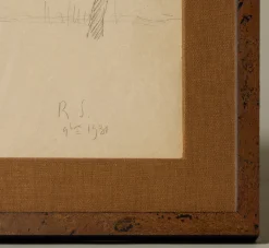 Pierce & Ward 1930S FRENCH PENCIL DRAWING OF A DONKEY | Art