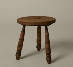 Pierce & Ward 1930S FRENCH WOODEN STOOL IN THE STYLE OF CHARLES DUDOUYT | Furniture