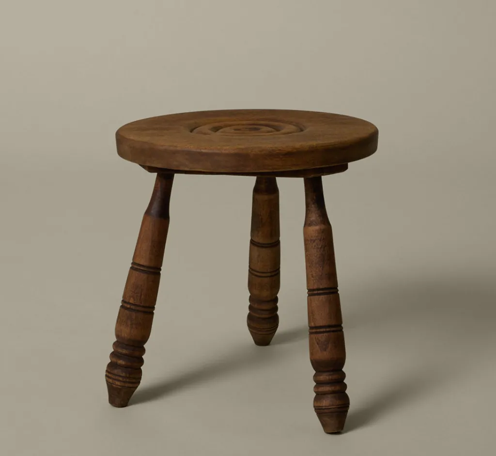 Pierce & Ward 1930S FRENCH WOODEN STOOL IN THE STYLE OF CHARLES DUDOUYT | Furniture