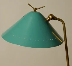 Pierce & Ward 1960S ITALIAN AQUA GREEN DESK LAMP | Lighting