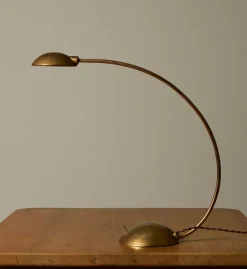 Pierce & Ward 1970S ITALIAN MEBLO PELIKAN ARC TABLE LAMP | Lighting