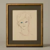 Pierce & Ward 1960S ITALIAN MIXED MEDIA PORTRAIT | Art