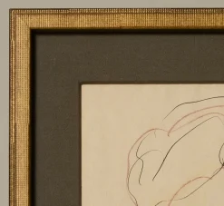 Pierce & Ward 1960S ITALIAN MIXED MEDIA PORTRAIT | Art