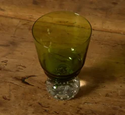 Pierce & Ward 1960S KARL ERICKSON CONTROLLED BUBBLE GREEN GLASSWARE | Kitchen