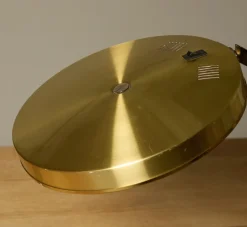 Pierce & Ward 1960S MID CENTURY FASE MADRID OAK AND GOLD DESK LAMP BY LUIS PEREZ DE LA OLIVA | Lighting