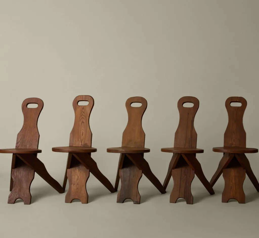 Pierce & Ward 1960S MID CENTURY OAK BRUTALIST CHAIR | Furniture
