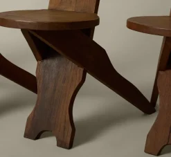 Pierce & Ward 1960S MID CENTURY OAK BRUTALIST CHAIR | Furniture