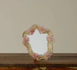 Pierce & Ward 1960S MURANO MIRROR WITH SOFT PINK GOLD TONES | Mirrors | Gifts