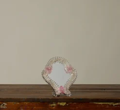 Pierce & Ward 1950S MURANO VENETIAN GLASS WITH PINK FLOWERS I | Mirrors