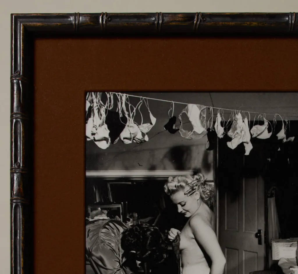 Pierce & Ward 1950S SHOWGIRL CHANGING IN DRESSING ROOM BY WEEGEE | Art