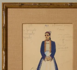 Pierce & Ward 1950S THEATER COSTUME DESIGN STUDY IV | Art
