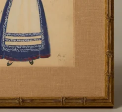 Pierce & Ward 1950S THEATER COSTUME DESIGN STUDY IV | Art
