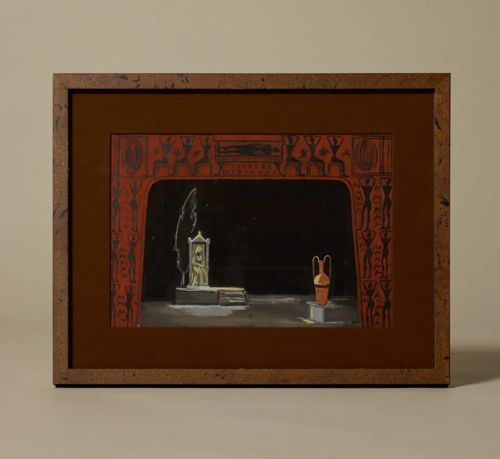 Pierce & Ward 1950S THEATER STAGE INTERIOR IV | Art