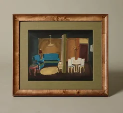 Pierce & Ward 1950S THEATER STAGE INTERIOR II | Art