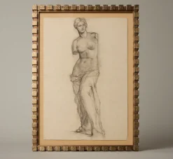 Pierce & Ward 1960S VENUS DE MILO CHARCOAL SKETCH | Art
