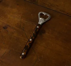 Pierce & Ward SABRE BOTTLE OPENER IN TORTOISE | Kitchen