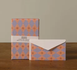Pierce & Ward SCREEN PRINTED CARD SET IN CHESS PURPLE DISCO | Gifts