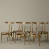 Pierce & Ward SET OF 6 BRASS DINING CHAIRS BY ALBERTO GAMBETTA FOR LUBERTO DESIGN | Furniture