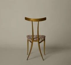 Pierce & Ward SET OF 6 BRASS DINING CHAIRS BY ALBERTO GAMBETTA FOR LUBERTO DESIGN | Furniture